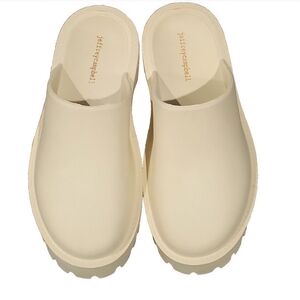 Jeffrey Campbell Beige Slip-On Mules